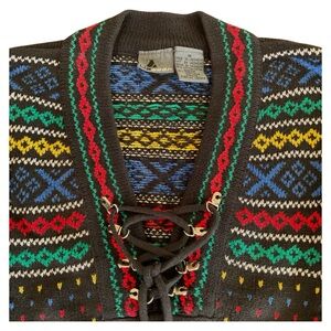 Liz Claiborne Vintage LizWear Ski Sweater